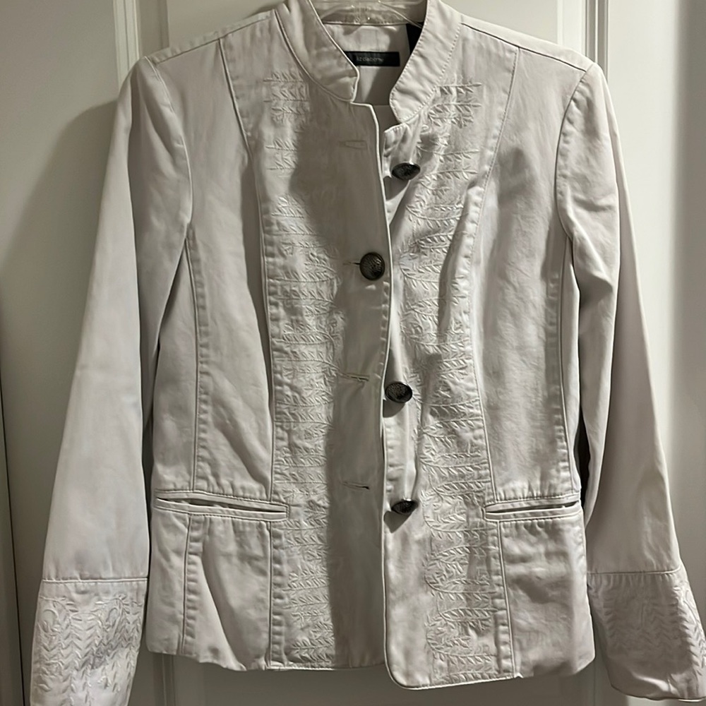 Light Gray Button Down Jacket - image 1